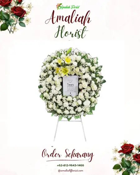 Krans Bunga Duka Simpang Pematang